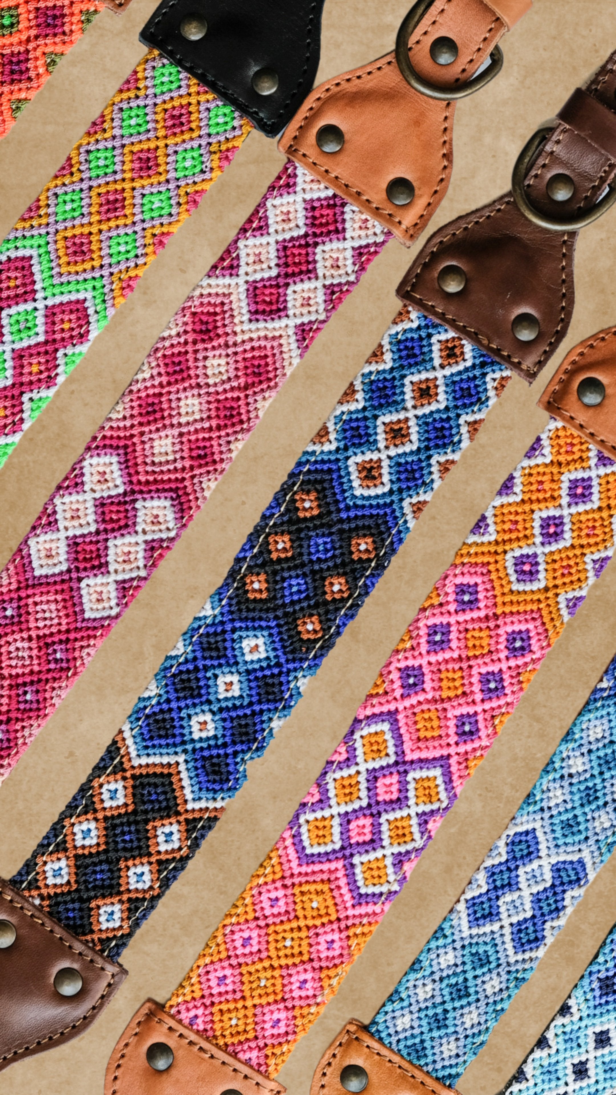 Mexican textile dog collar best sale